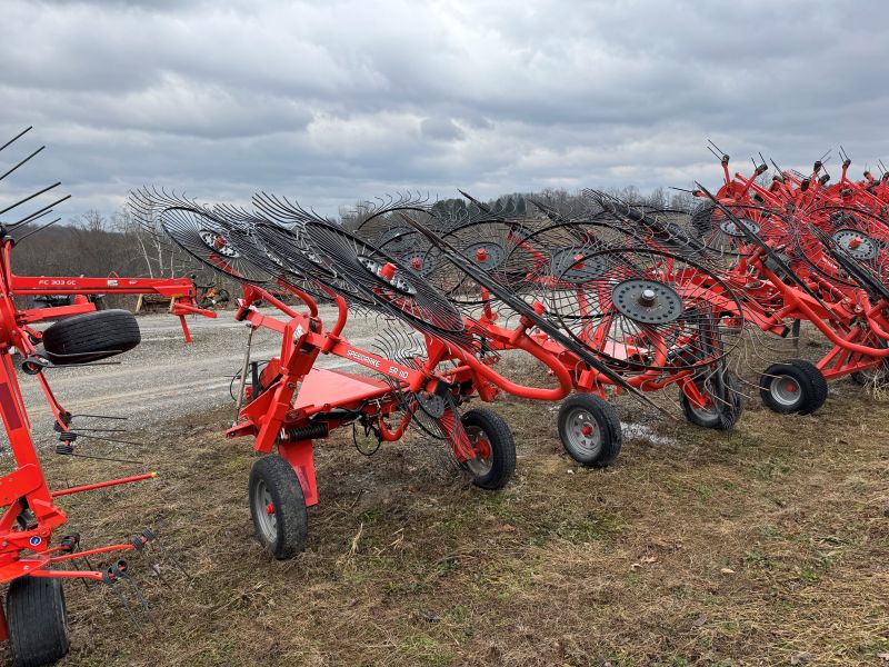 Used Kuhn SR110 rake in stock at Baker and Sons Equipment in Ohio