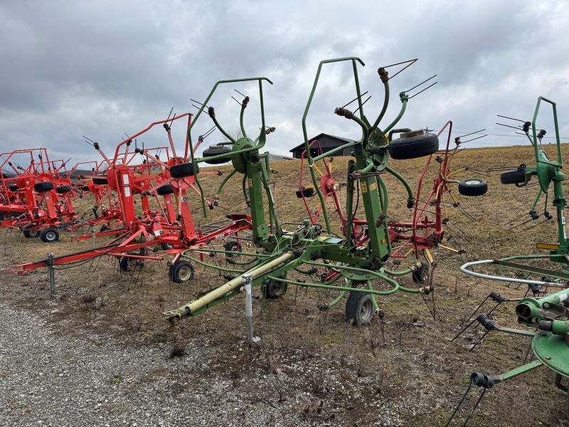 Used Krone KW550 tedder in stock at Baker & Sons Equipment in Ohio