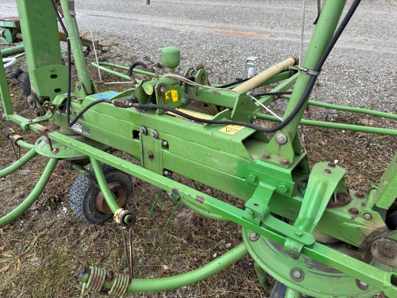 Used Krone KW550 tedder in stock at Baker & Sons Equipment in Ohio