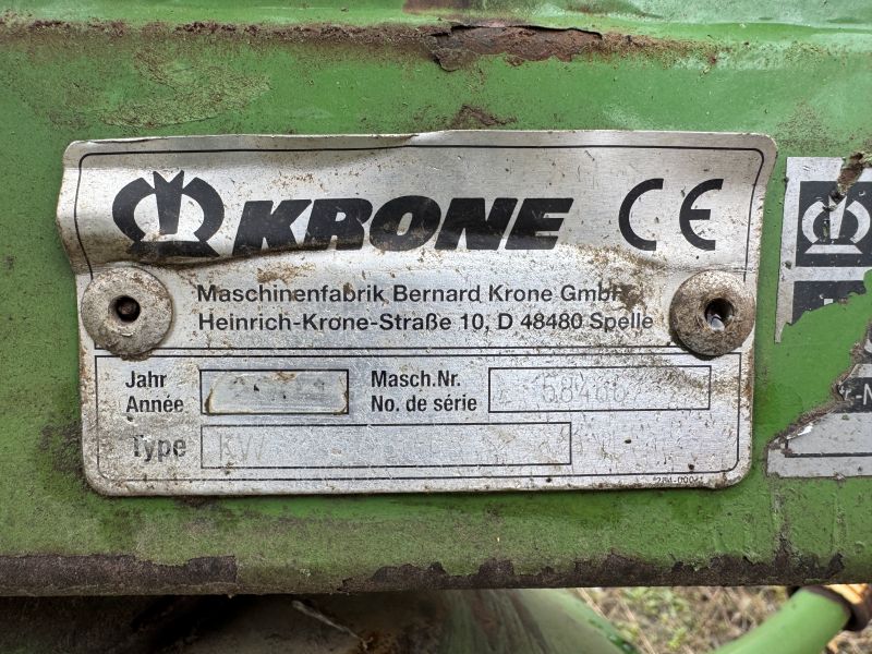 Used Krone KW550 tedder in stock at Baker & Sons Equipment in Ohio