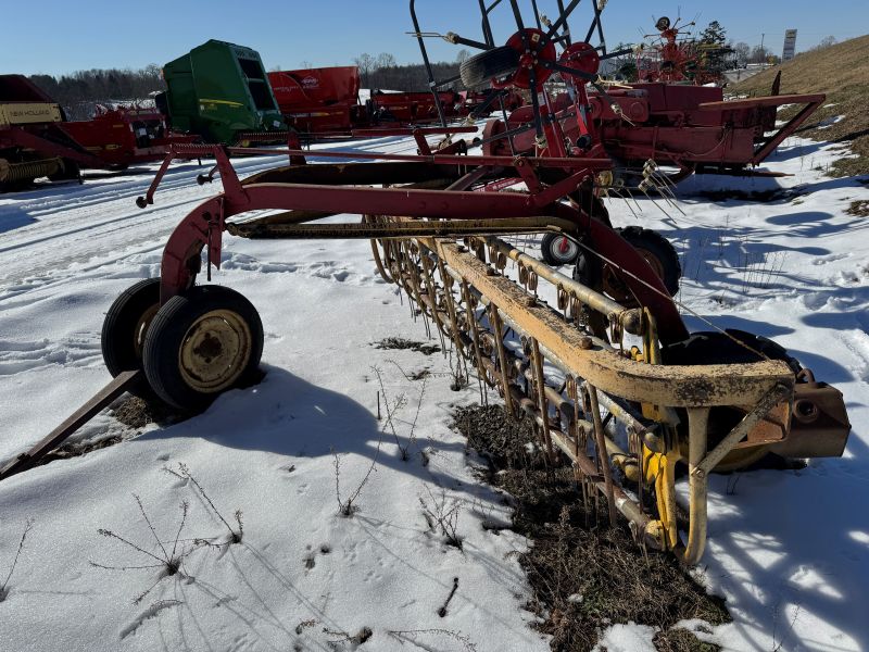 Used New Holland 55 rake in stock at baker and sons in ohio