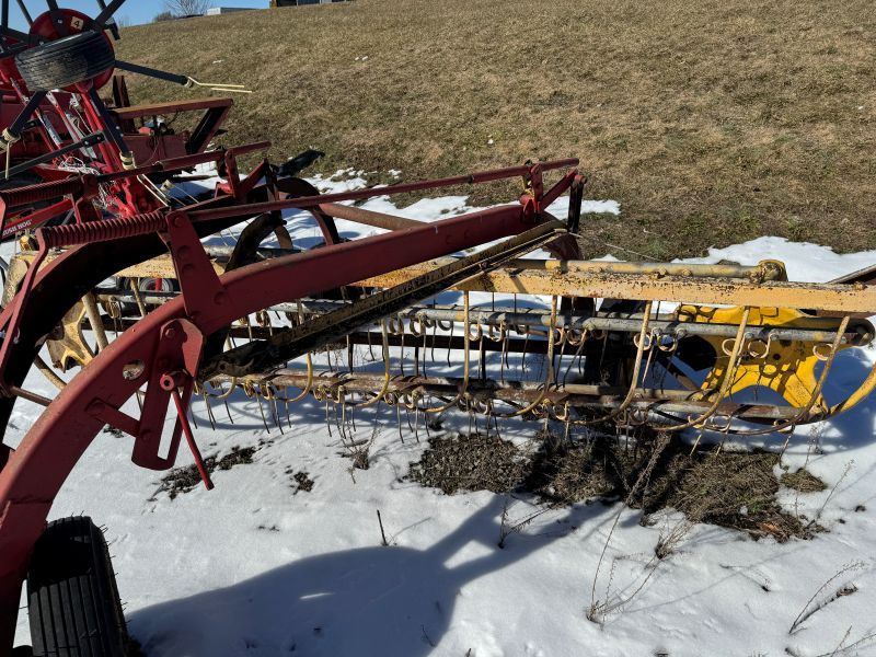 Used New Holland 55 rake in stock at baker and sons in ohio