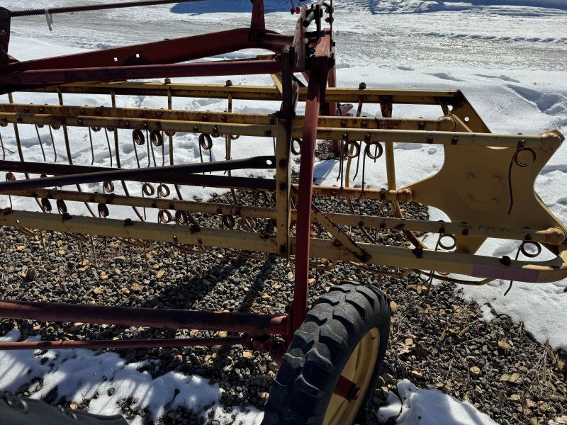 Used New Holland 256 rake in stock at Baker and Sons Equipment in Lewisville, Ohio