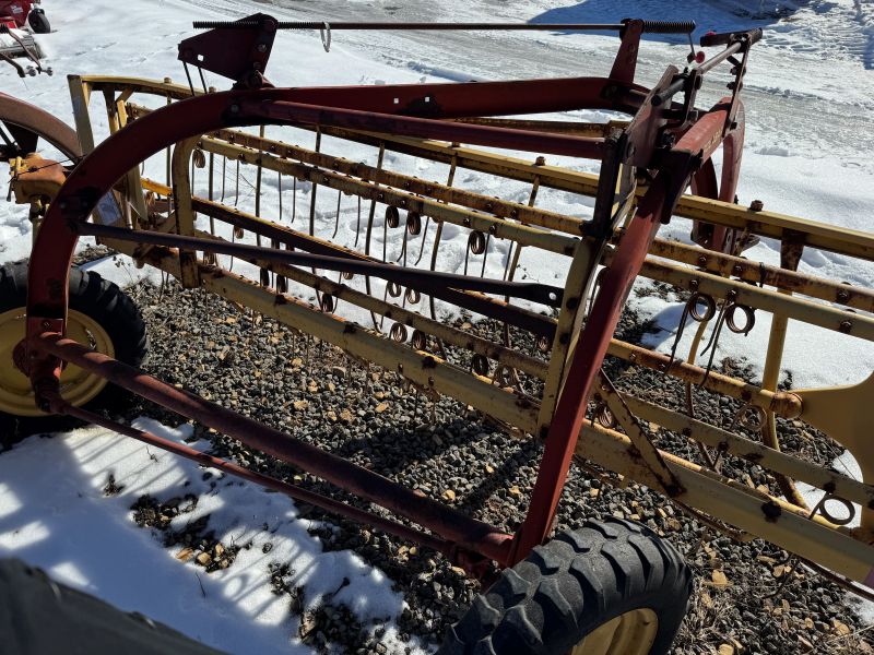 Used New Holland 256 rake in stock at Baker and Sons Equipment in Lewisville, Ohio