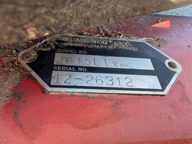 Used Bush Hog 2615L rotary mower for sale at Baker & Sons in Ohio