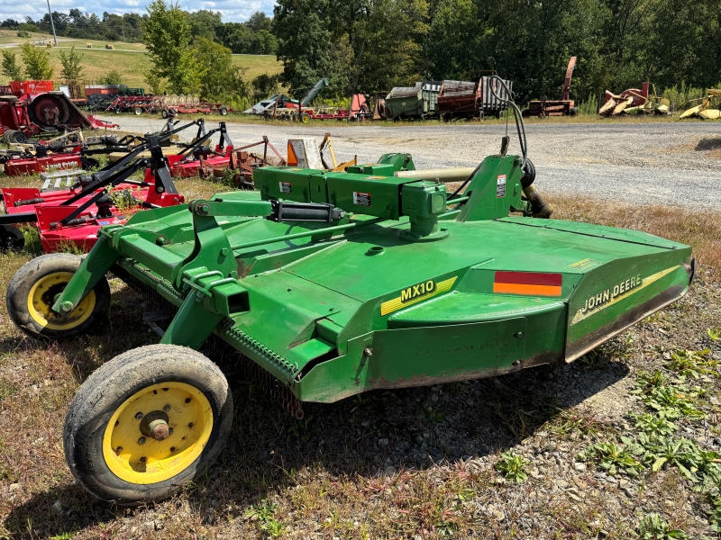 Used John Deere MX10 rotary mower for sale at Baker & Sons in Ohio