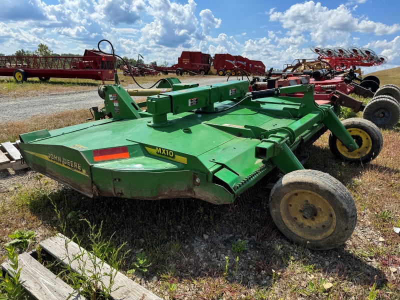 Used John Deere MX10 rotary mower for sale at Baker & Sons in Ohio