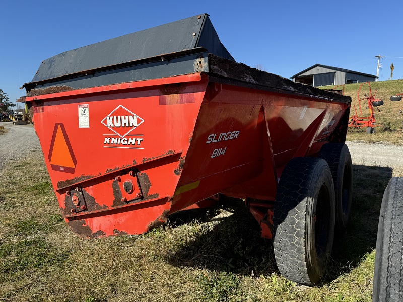 Used Kuhn 8114 spreader for sale at Baker & Sons Equipment in Ohio