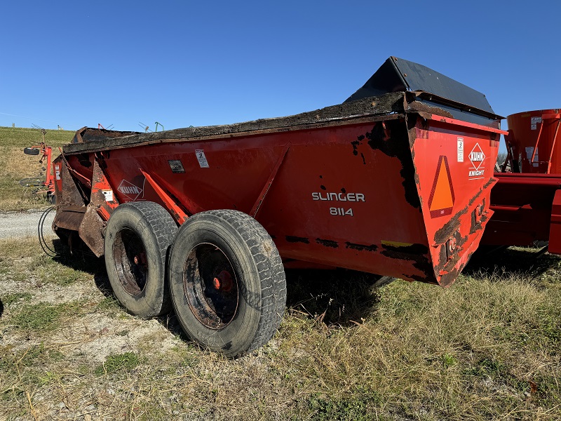 Used Kuhn 8114 spreader for sale at Baker & Sons Equipment in Ohio