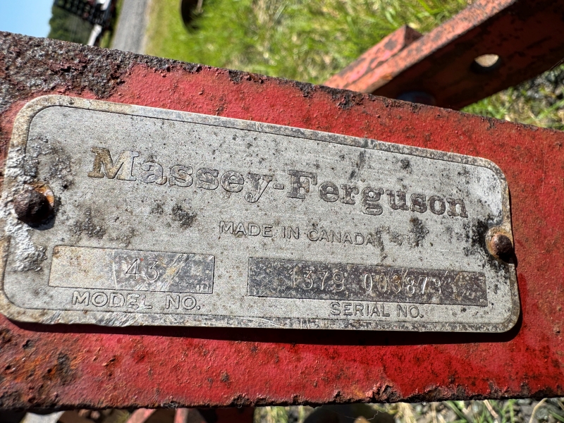 Used Massey Ferguson 43 plow for sale at Baker & Sons Equipment in Ohio