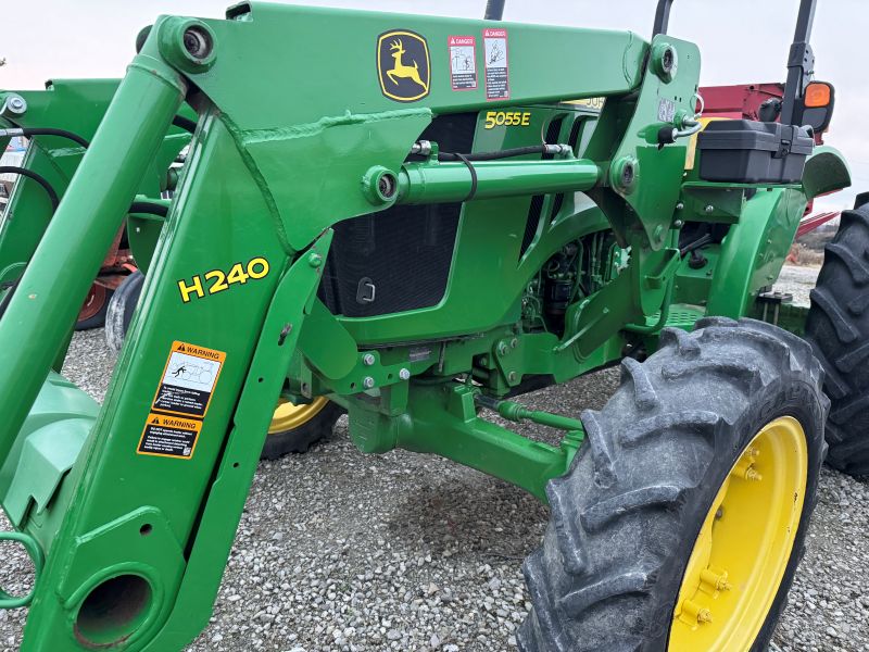 2015 John Deere 5055e tractor in stock at baker and sons equipment in ohio