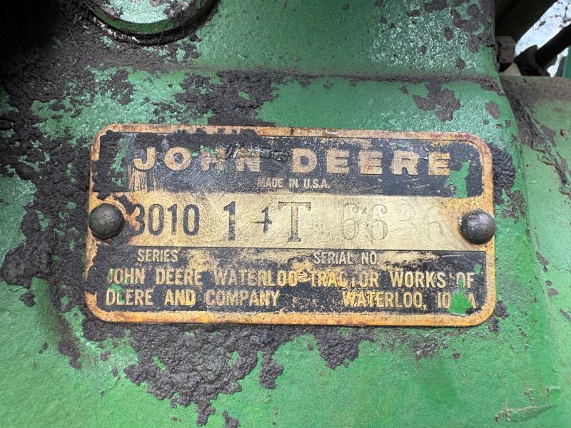 1962 john deere 3010-2 tractor in stock at baker and sons equipment in ohio