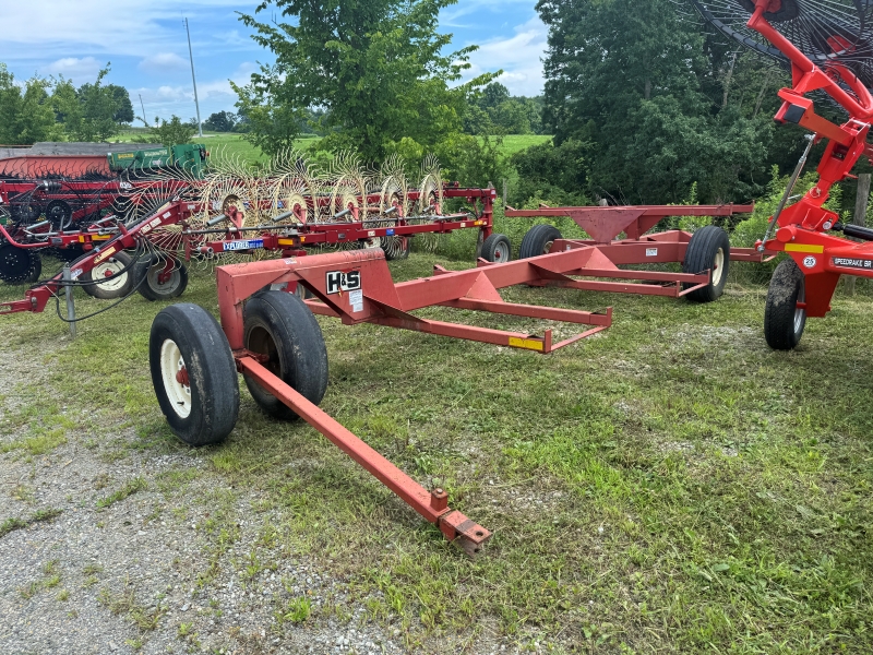 Used H&S BT6 bale wagon at Baker & Sons Equipment in Ohio