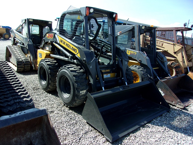 2017 New Holland L218 skidsteer in stock at Baker & Sons Equipment in Ohio