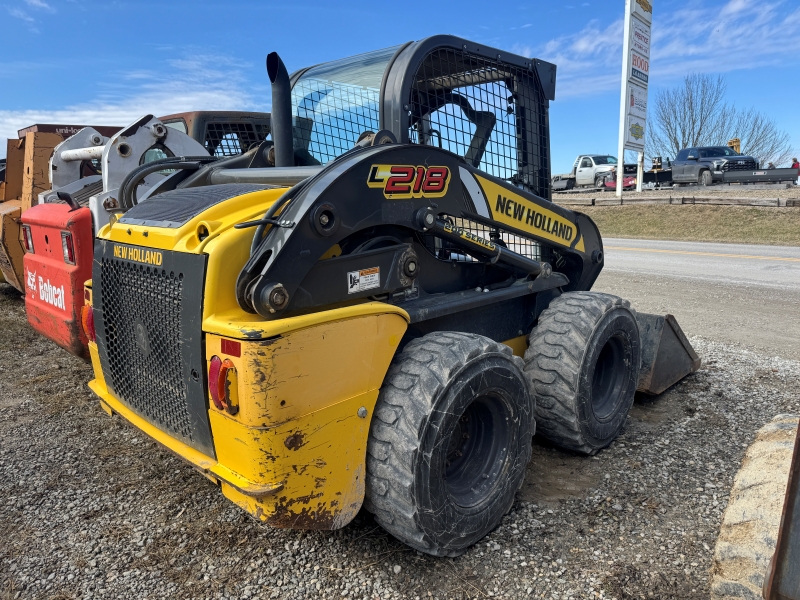 2017 New Holland L218 skidsteer in stock at Baker & Sons Equipment in Ohio