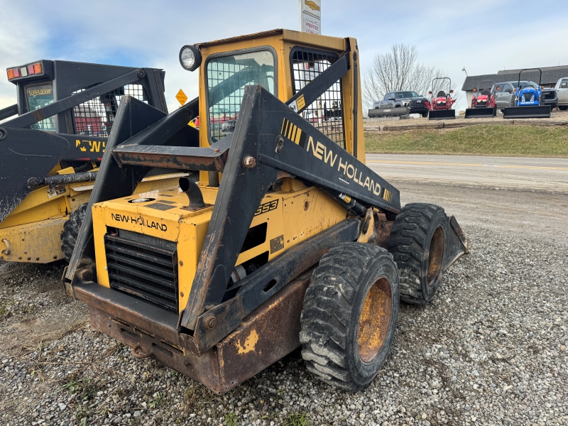 1992 New Holland L553 skidsteer in stock at Baker & Sons Equipment in Ohio