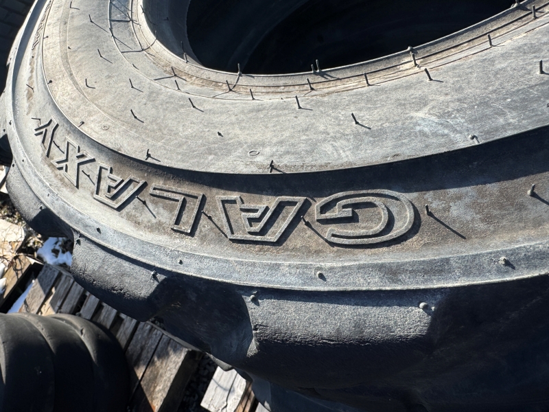 Used Galaxy 14X17.5 skidsteer tires in stock at Baker & Sons in Ohio