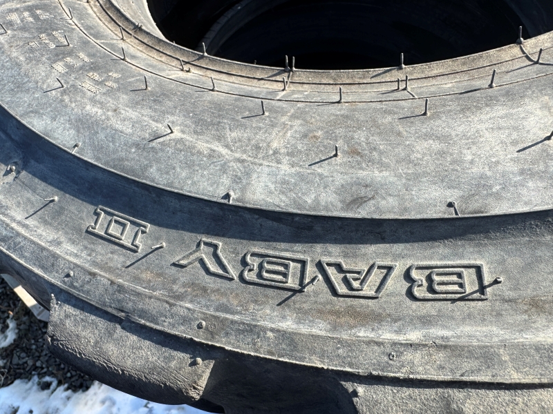 Used Galaxy 14X17.5 skidsteer tires in stock at Baker & Sons in Ohio
