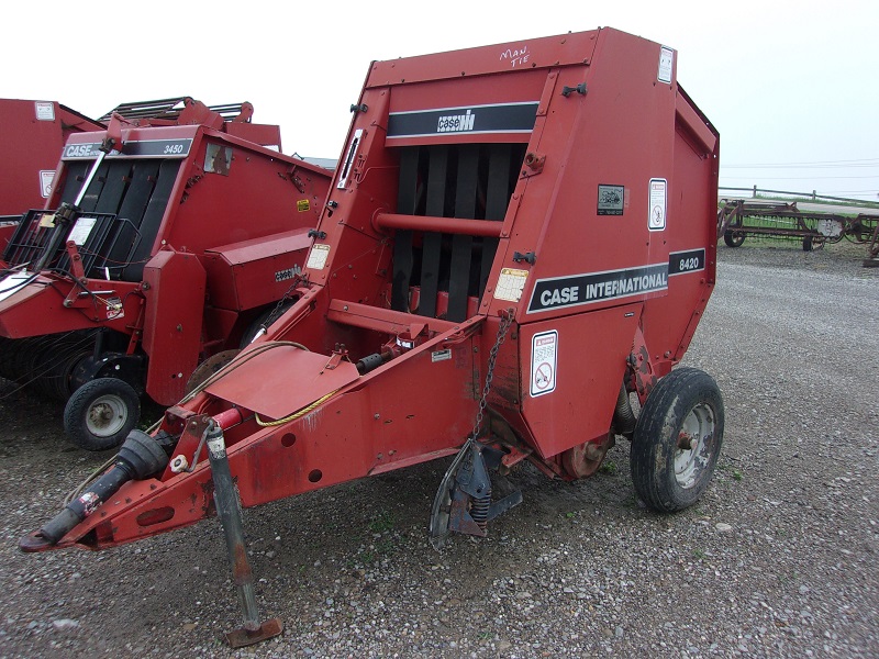 1994 case ih 8420 round baler for sale at baker & sons co.