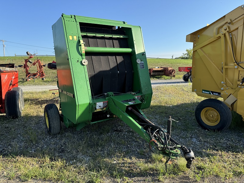 1995 John Deere 385 round baler for sale at Baker and Sons Equipment in Ohio