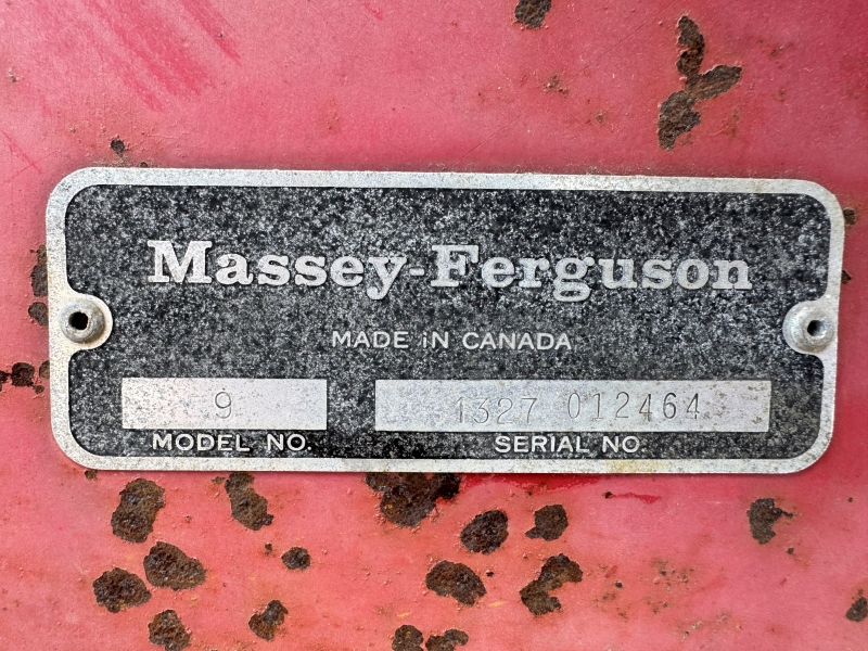 Used Massey Ferguson 9 square baler for sale at baker & sons in ohio