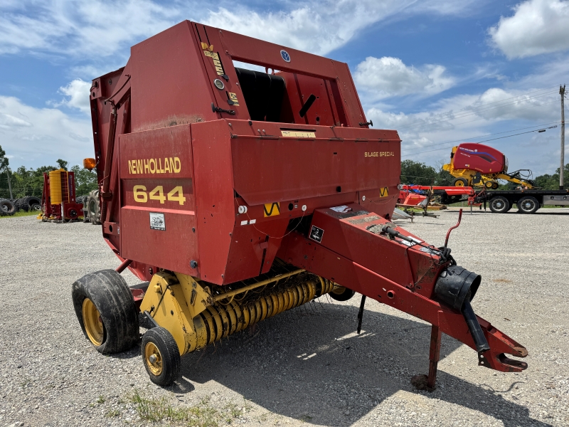 1998 New Holland 644 round baler for sale at Baker & Sons Equipment in Ohio