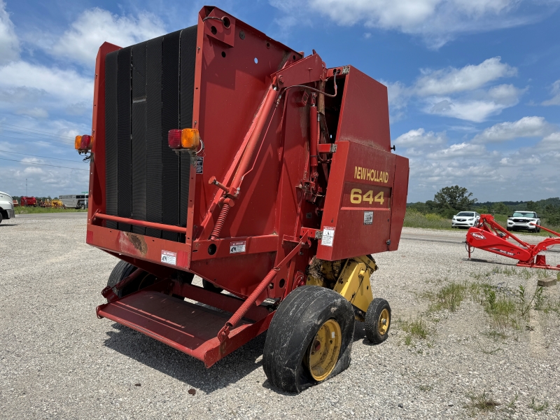 1998 New Holland 644 round baler for sale at Baker & Sons Equipment in Ohio