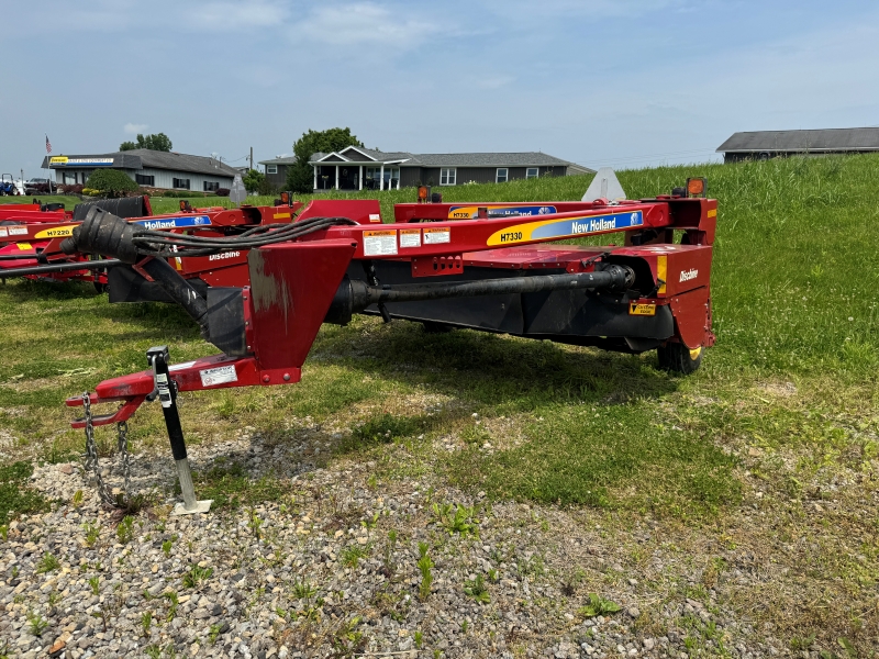 2015 New Holland H7330 disc mower conditioner for sale at Baker & Sons Equipment in Ohio