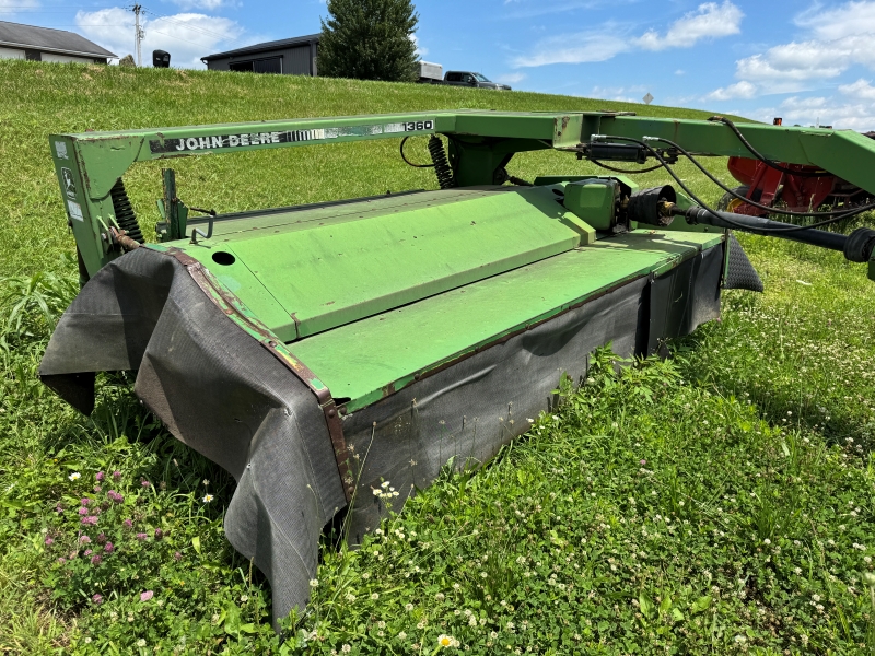 1990 John Deere 1360 disc mower conditioner for sale at Baker and Sons in Ohio