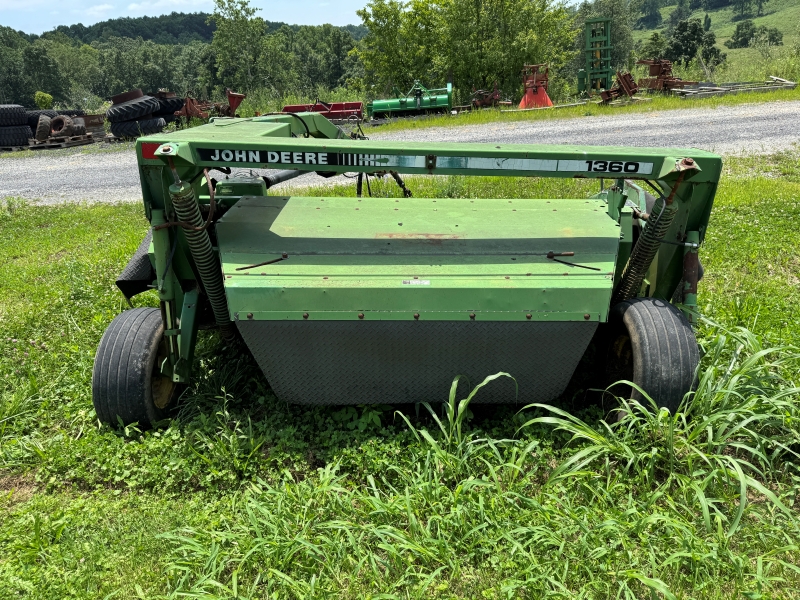 1990 John Deere 1360 disc mower conditioner for sale at Baker and Sons in Ohio