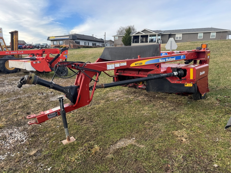 2012 New Holland H7320 disc mower conditioner for sale at Baker & Sons Equipment in Ohio