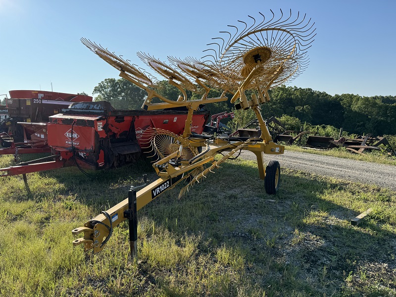 Used Vermeer VR1022 rake in stock at Baker and Sons Equipment in Lewisville, Ohio