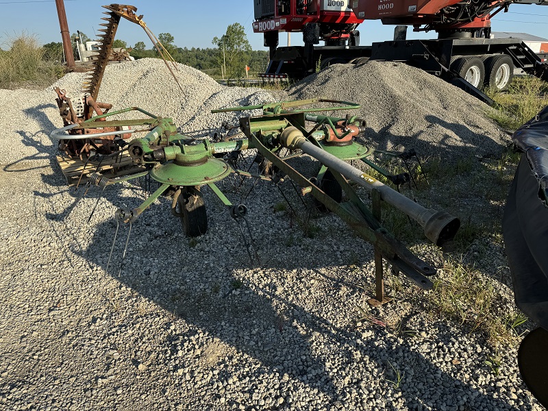 Used John Deere 752 tedder in stock at Baker & Sons Equipment in Ohio