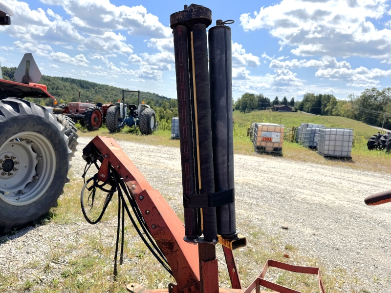 Used Kverneland 7510 bale wrapper at Baker & Sons in Ohio