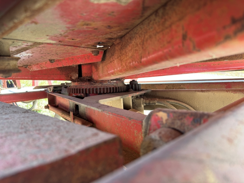 Used Kverneland 7510 bale wrapper at Baker & Sons in Ohio