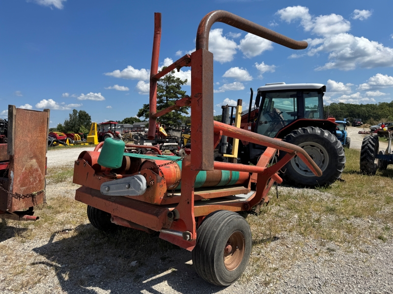 Used Kverneland 7510 bale wrapper at Baker & Sons in Ohio