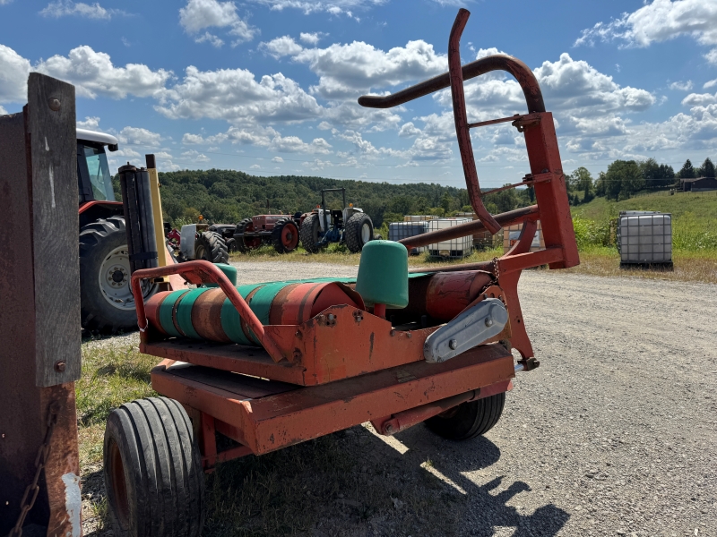 Used Kverneland 7510 bale wrapper at Baker & Sons in Ohio