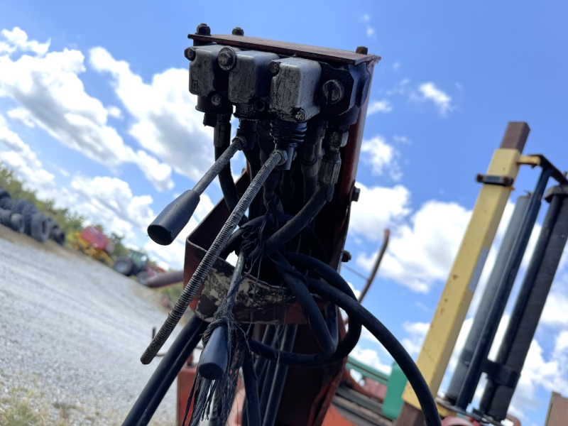 Used Kverneland 7510 bale wrapper at Baker & Sons in Ohio