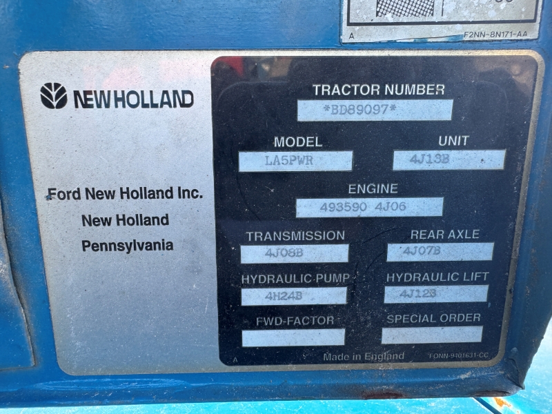 1994 New Holland 5640S-2 tractor in stock at baker and sons equipment in ohio