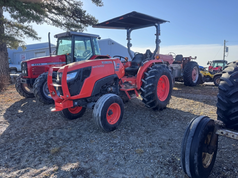 2018 Kubota MX5200 tractor for sale at Baker and Sons Equipment in Ohio.
