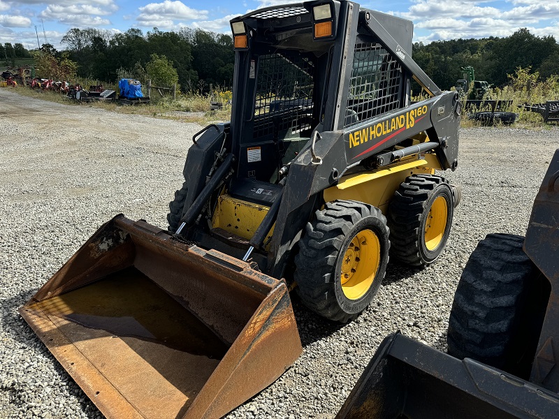 2004 New Holland LS160 skidsteer for sale at Baker & Sons Equipment in Lewisville, Ohio