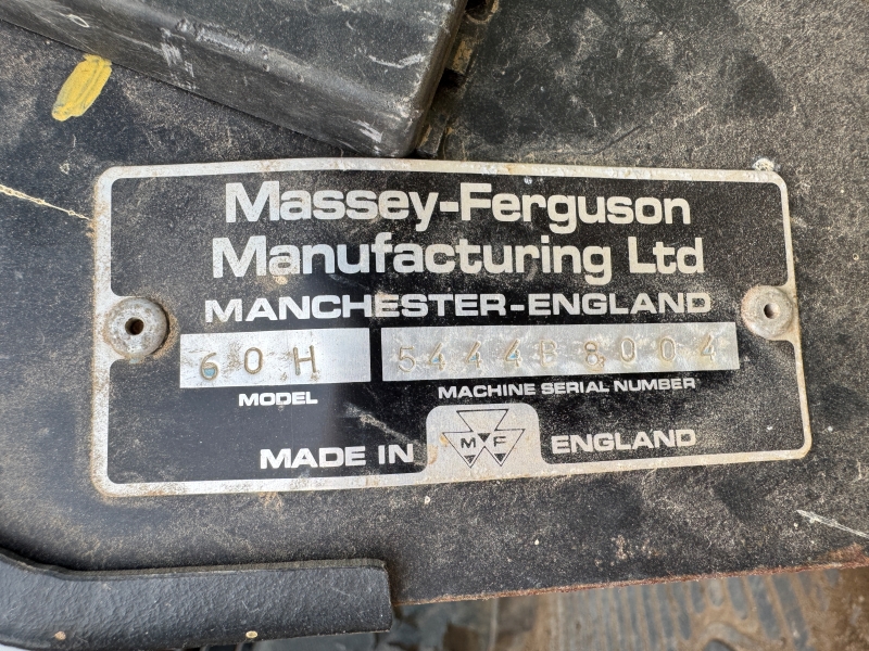 1987 Massey Ferguson 60H tractor loader backhoe for sale at Baker and Sons Equipment in Ohio
