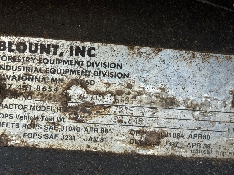 1995 Hydro Ax 721EX brush cutter at Baker & Sons Equipment in Ohio