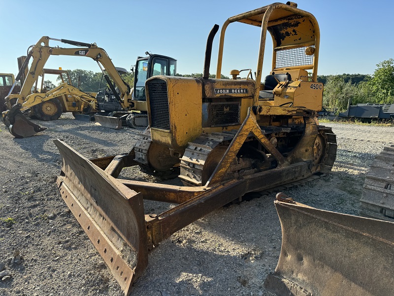 Used John Deere 450C dozer for sale at Baker & Sons Equipment in Lewisville, Ohio