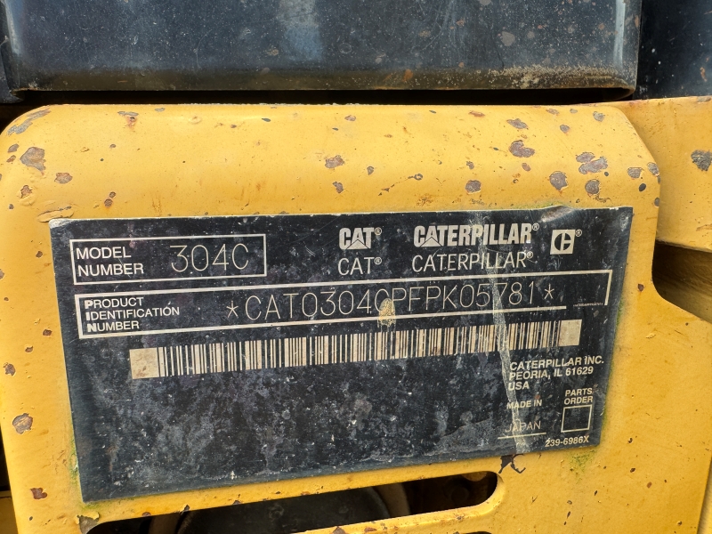 2009 Cat 304C CR excavator for sale at Baker and Sons Equipment in Ohio