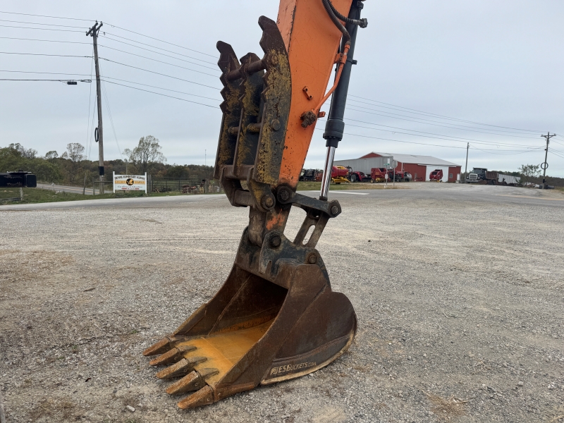 Used Doosan DX140LCR-5 excavator for sale at Baker and Sons Equipment in Ohio