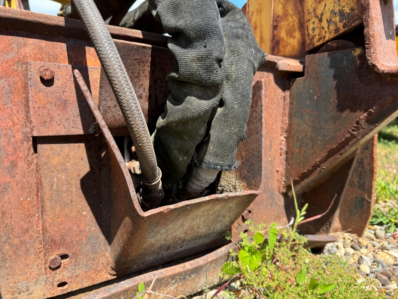 Used Barko shear head in stock at Baker & Sons Equipment in Ohio