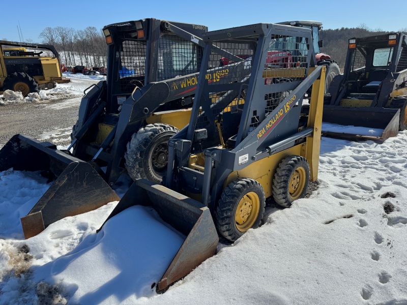 2002 New Holland LS120 skidsteer in stock at Baker and Sons Equipment in ohio