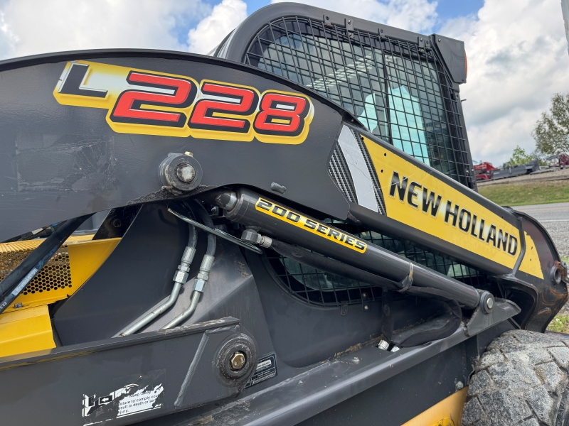 2015 New Holland L228 skidsteer for sale at Baker & Sons Equipment in Ohio
