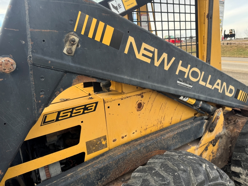 1992 New Holland L553 skidsteer for sale at Baker & Sons Equipment in Ohio
